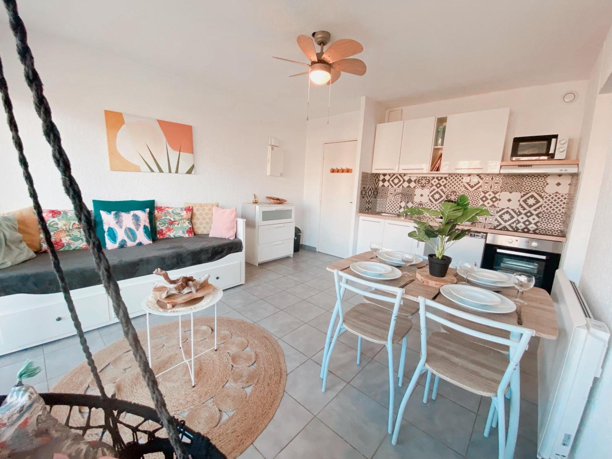 Superbe T2 Au Calme Avec Balcon Sur La Marina - 10 Apartment กาเนต์-อ็อง-รูสซียง ภายนอก รูปภาพ